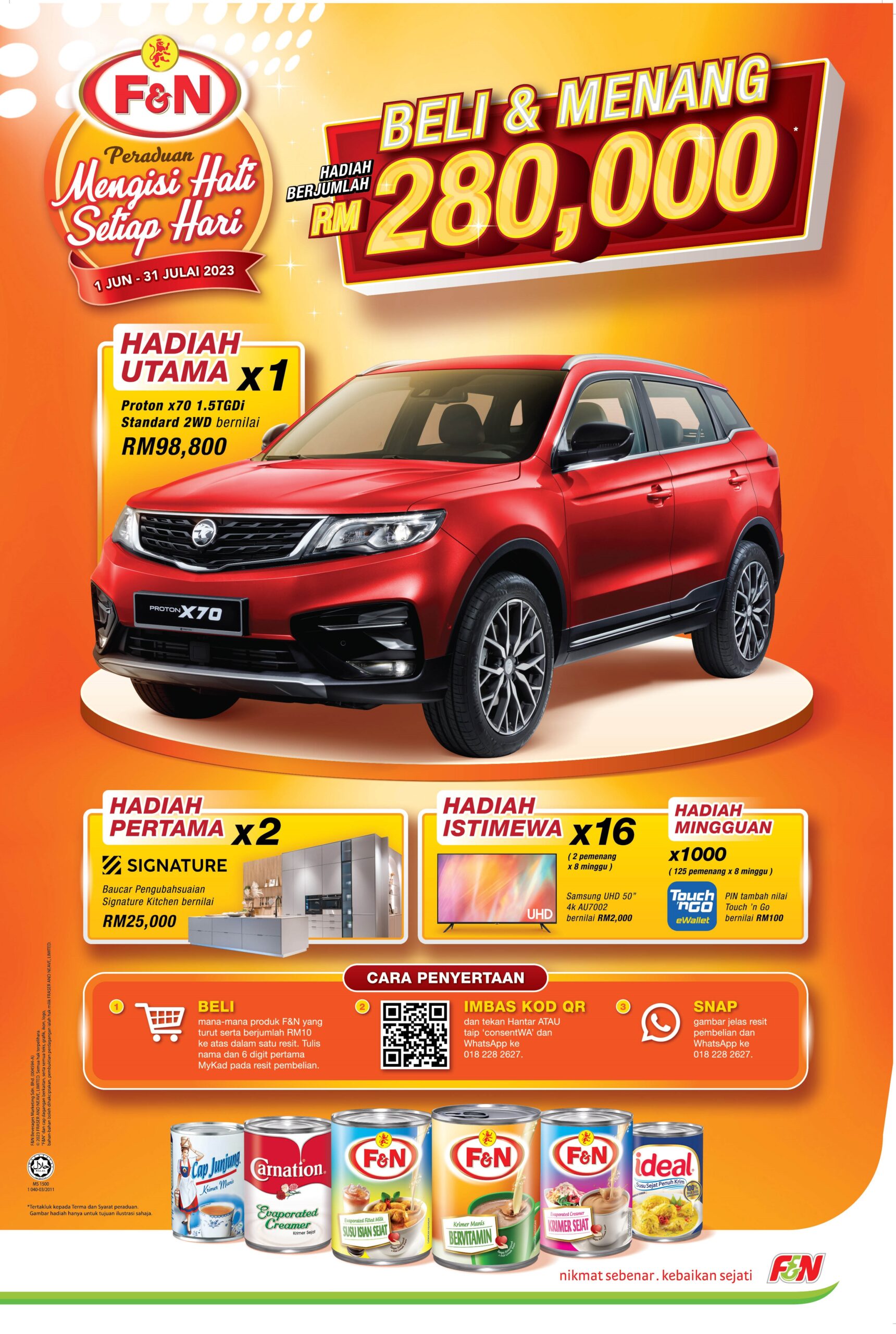 F&N Mengisi Hati Beli Menang Contest 2023 Fraser & Neave